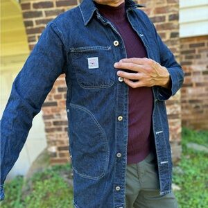 POINTER BRAND—Denim Trucker Jacket—Men’s S—Made in Bristol, Tn. U.S.A.—VG+